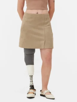 Mujer Primark Faldas|Minifalda De Antelina