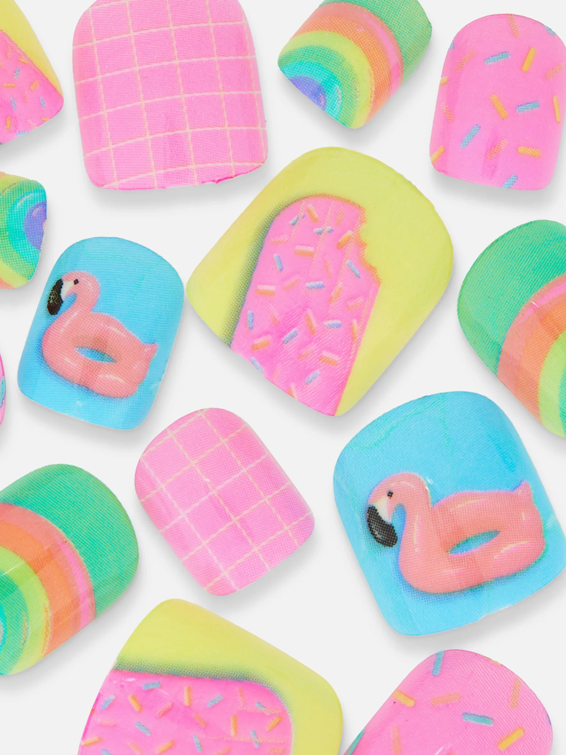 Primark Uñas Postizas|Miniuñas Postizas Adhesivas «Pool Party» De PS...