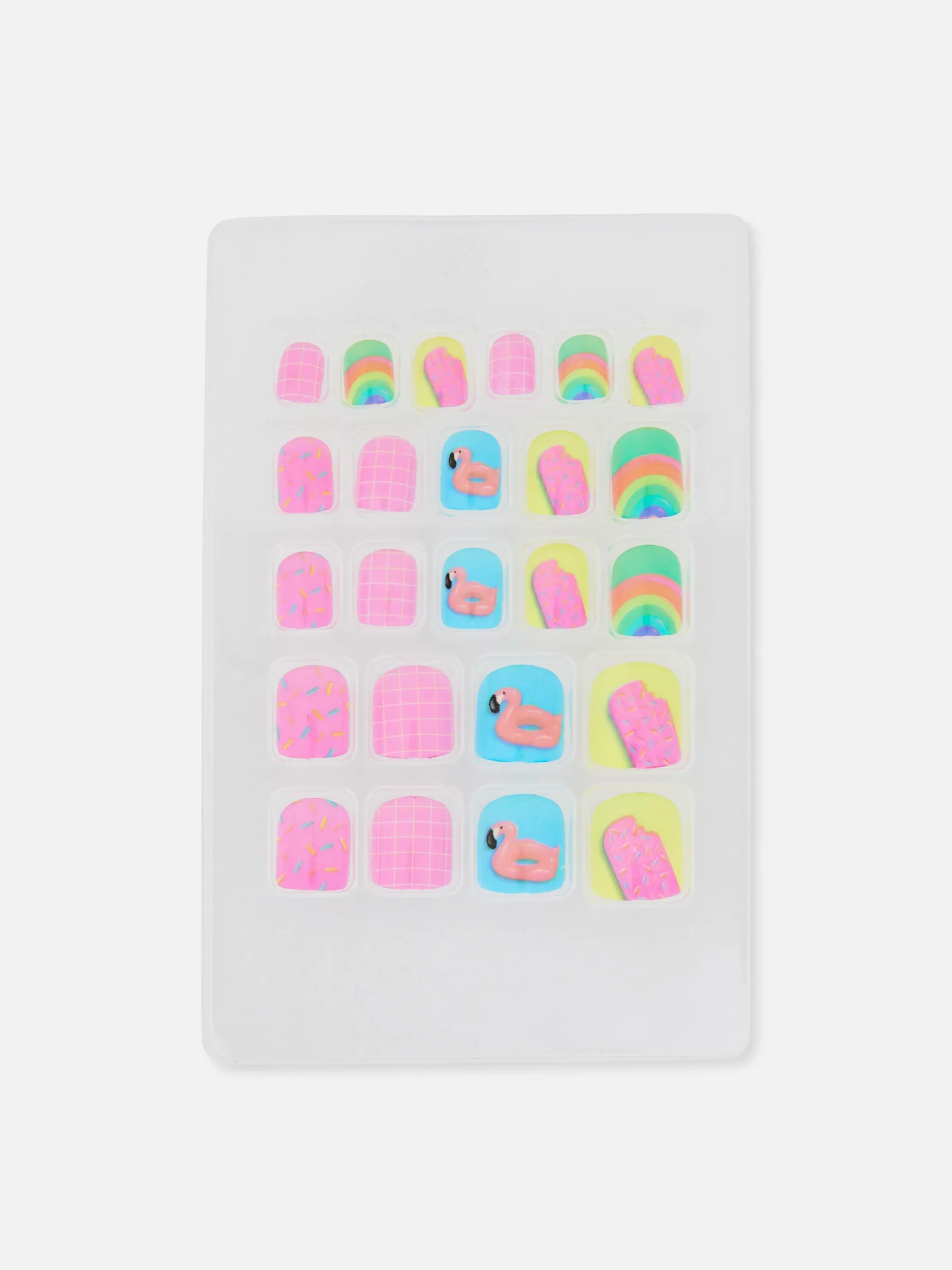 Primark Uñas Postizas|Miniuñas Postizas Adhesivas «Pool Party» De PS...