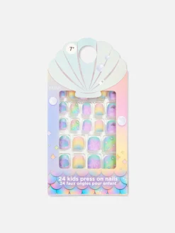 Primark Uñas Postizas|Miniuñas Postizas Brillantes Con Efecto Degradado De PS...