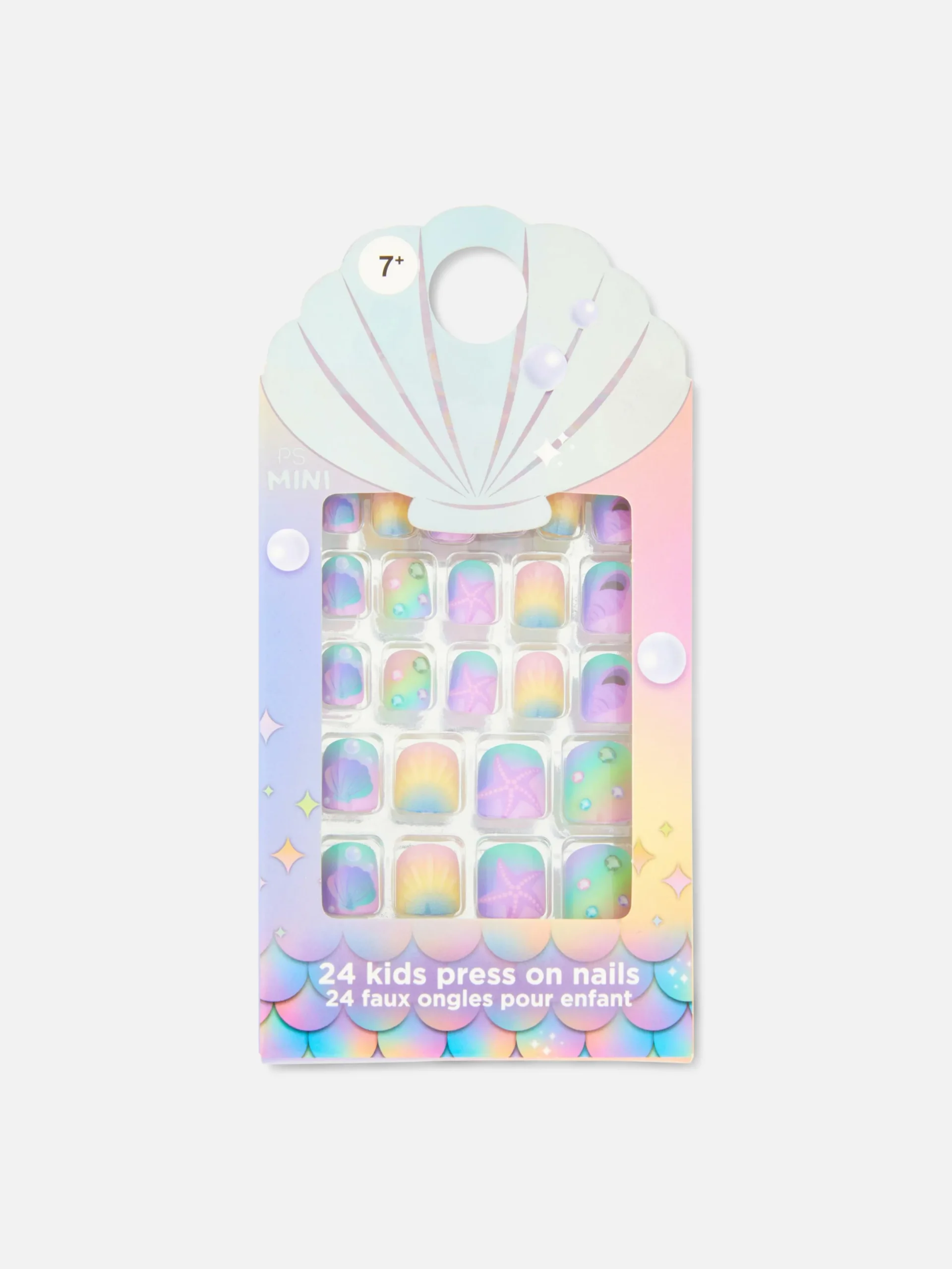 Primark Uñas Postizas|Miniuñas Postizas Brillantes Con Efecto Degradado De PS...