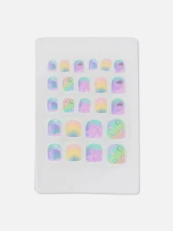 Primark Uñas Postizas|Miniuñas Postizas Brillantes Con Efecto Degradado De PS...