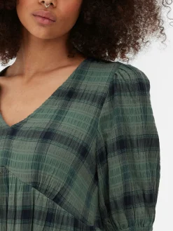 Mujer Primark Vestidos|Minivestido Vintage A Cuadros