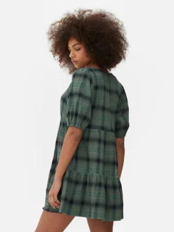 Mujer Primark Vestidos|Minivestido Vintage A Cuadros