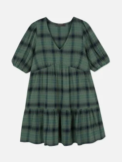 Mujer Primark Vestidos|Minivestido Vintage A Cuadros