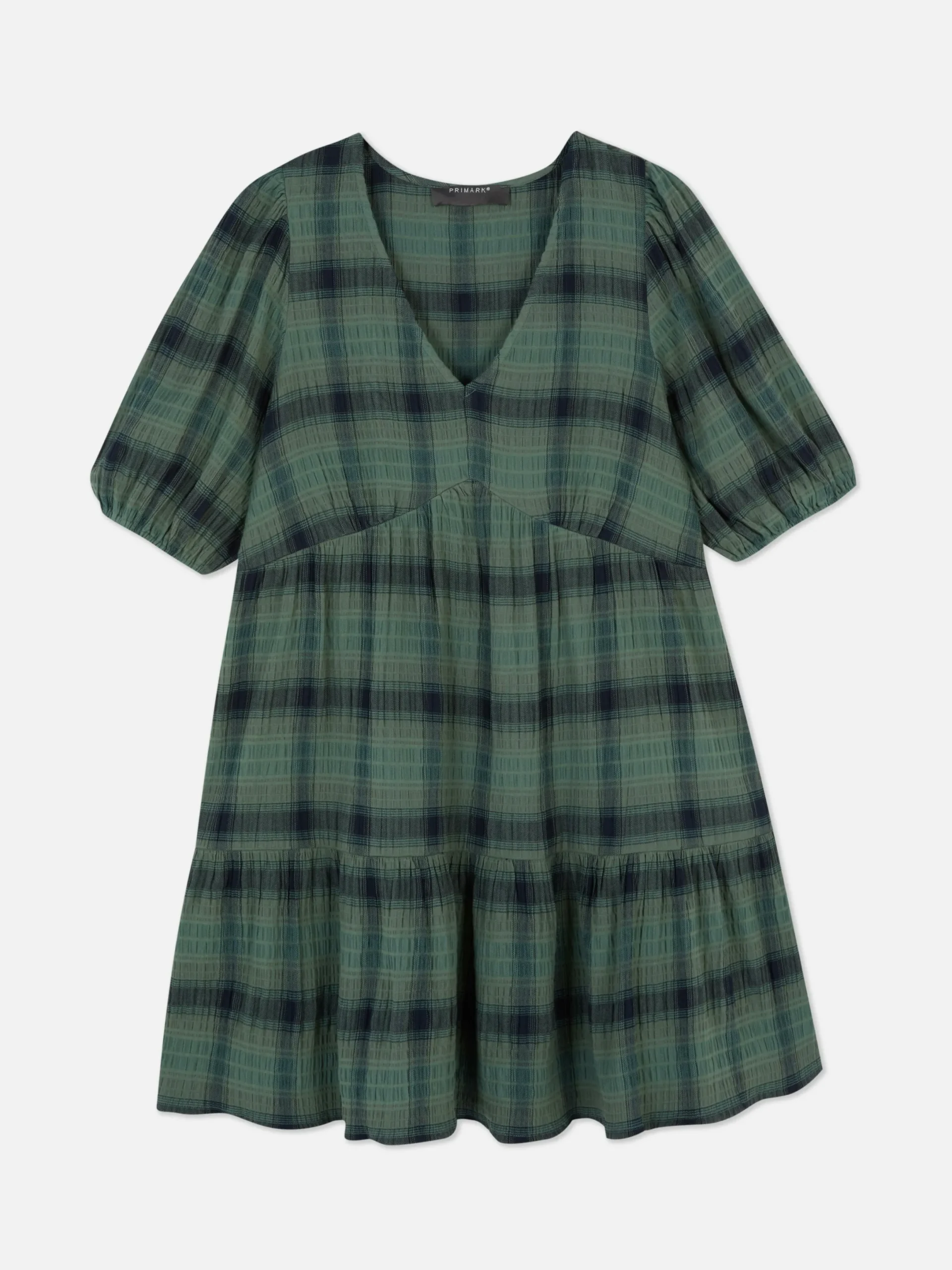 Mujer Primark Vestidos|Minivestido Vintage A Cuadros