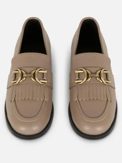 Mujer Primark Zapatos Planos|Mocasines Con Flecos Y Hebilla