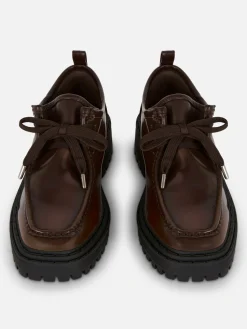 Mujer Primark Zapatos Planos|Mocasines Gruesos Con Cordones De Rita Ora