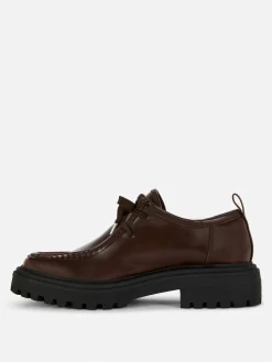 Mujer Primark Zapatos Planos|Mocasines Gruesos Con Cordones De Rita Ora