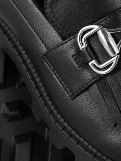 Mujer Primark Zapatos Planos|Mocasines Gruesos Con Flecos De Rita Ora