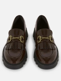 Mujer Primark Zapatos Planos|Mocasines Gruesos Con Flecos De Rita Ora