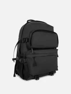 Hombre Primark Bolsos Y Carteras|Mochila Con Acabado De Goma Y Múltiples Bolsillos