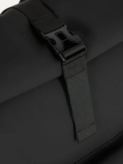 Hombre Primark Bolsos Y Carteras|Mochila Con Solapa Enrollable Y Acabado De Goma