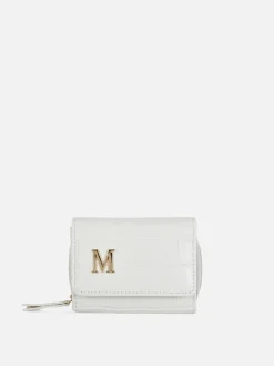 Mujer Primark Bolsos Y Monederos|Monedero De Piel De Cocodrilo Sintética Con Inicial