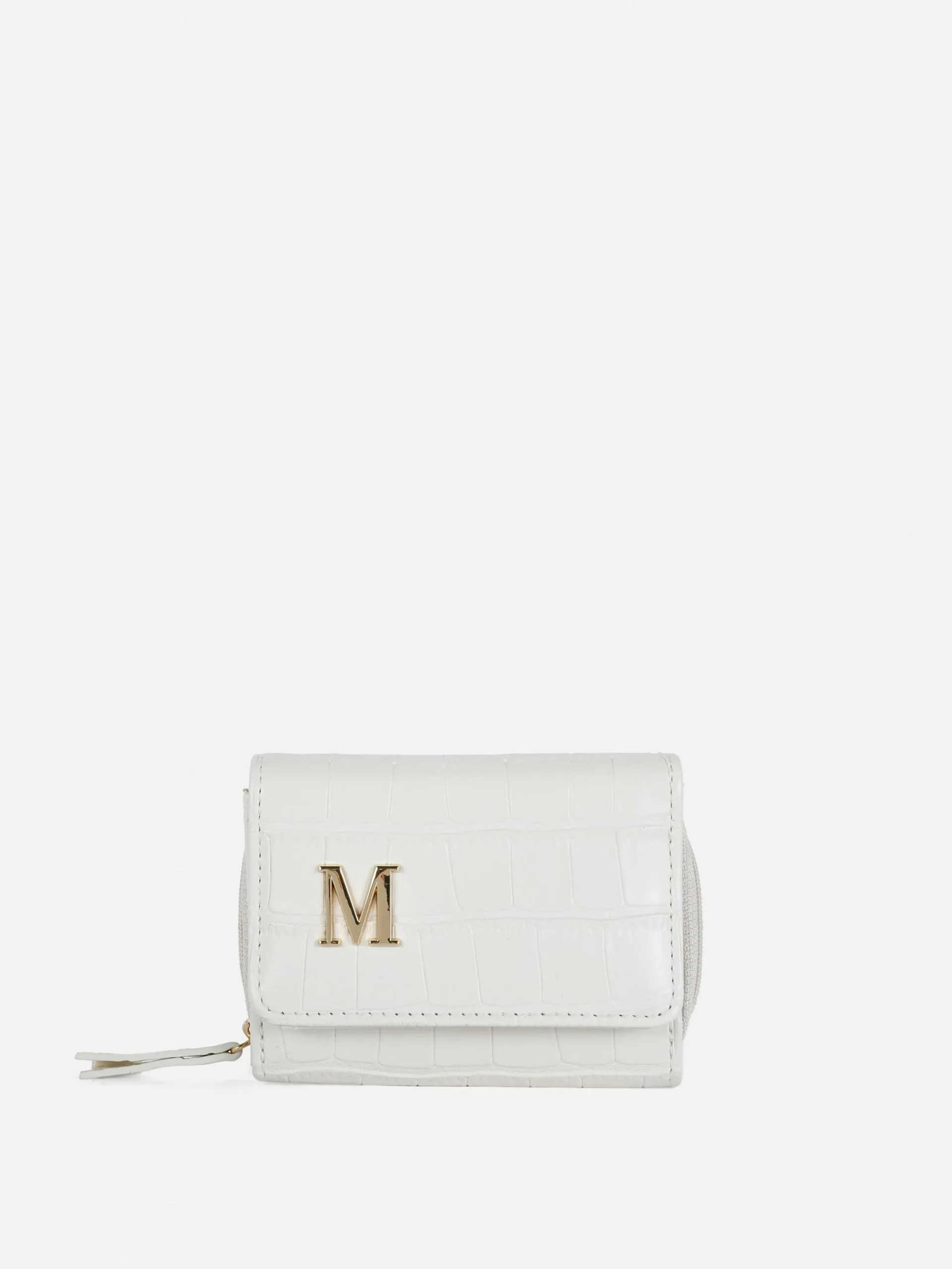 Mujer Primark Bolsos Y Monederos|Monedero De Piel De Cocodrilo Sintética Con Inicial