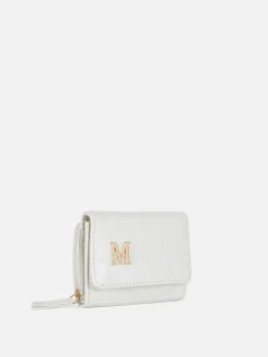 Mujer Primark Bolsos Y Monederos|Monedero De Piel De Cocodrilo Sintética Con Inicial