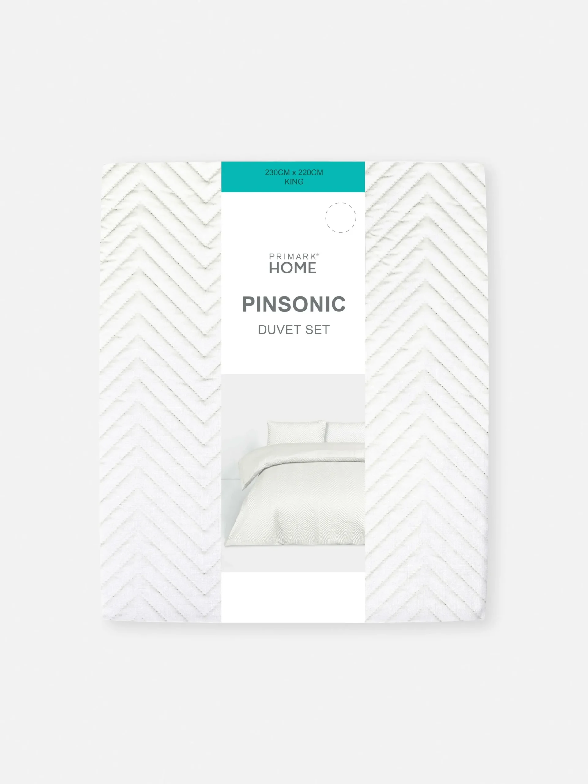 Primark Fundas De Edredón Y Sets|Nórdico En Zigzag De Pinsonic Para Cama King