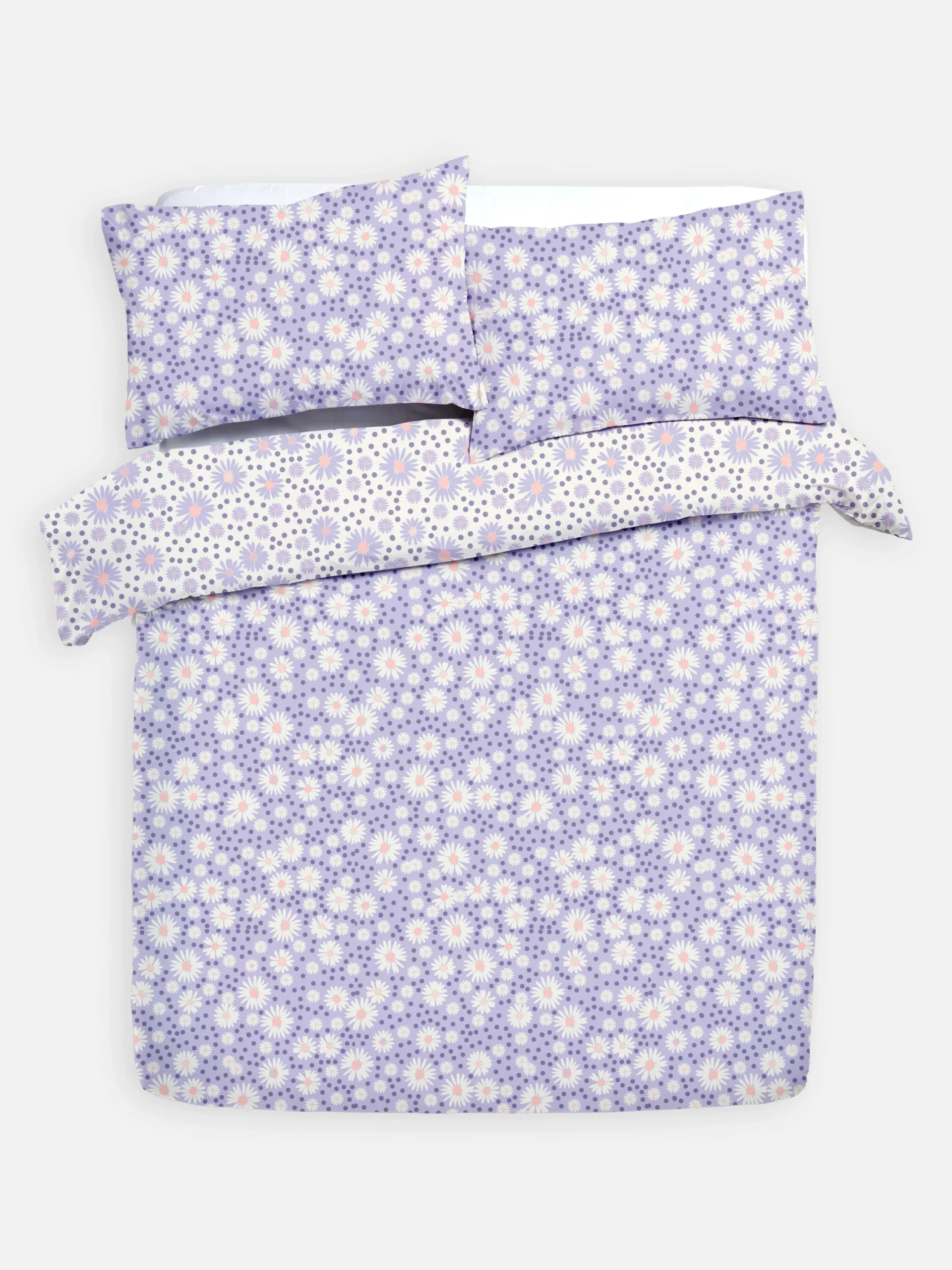 Primark Fundas De Edredón Y Sets|Nórdico Reversible Con Margaritas Para Cama Doble