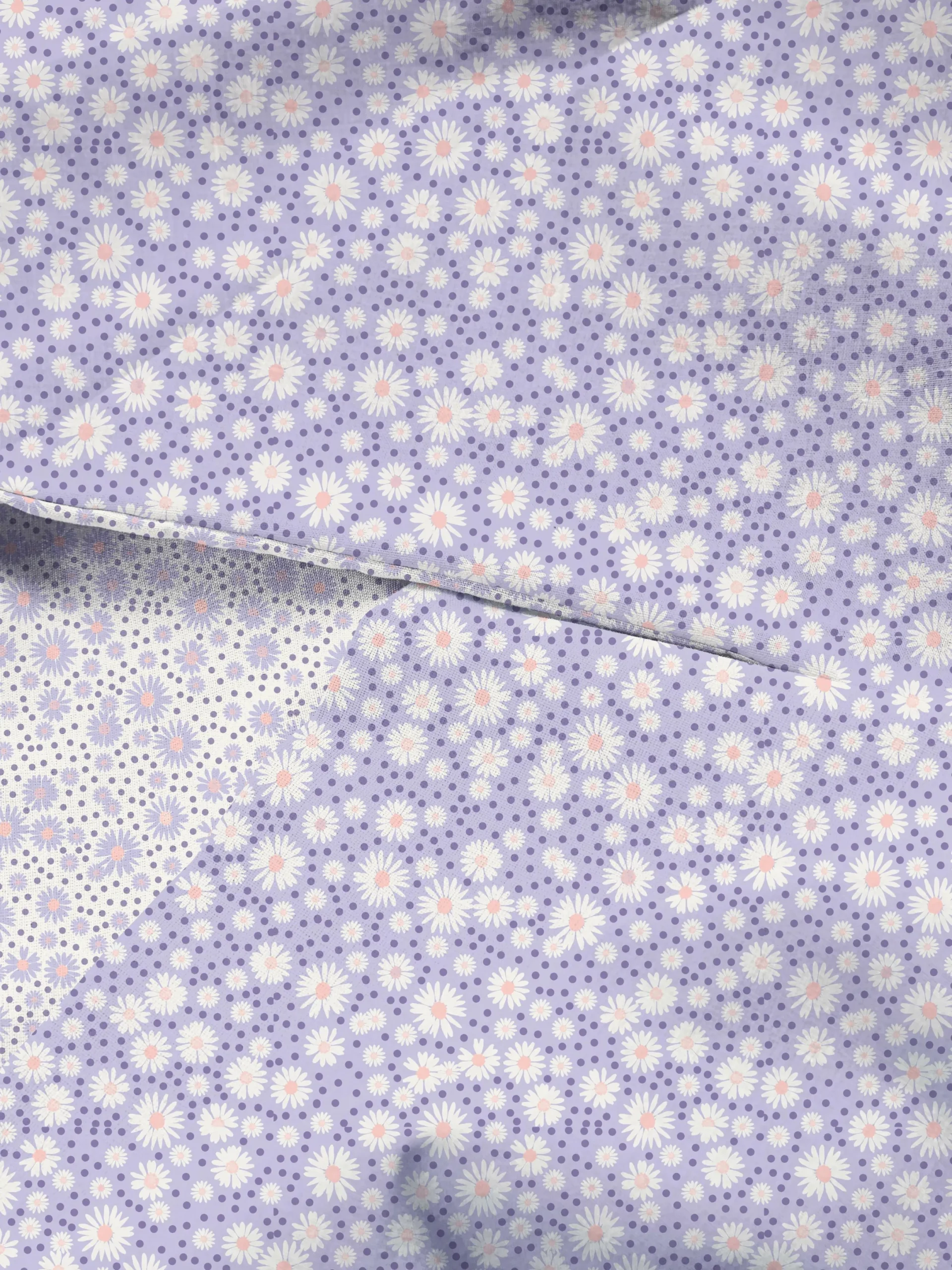 Primark Fundas De Edredón Y Sets|Nórdico Reversible Con Margaritas Para Cama Doble