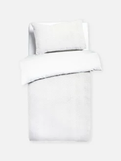 Primark Fundas De Edredón Y Sets|Nórdico Reversible Con Textura Para Cama Individual