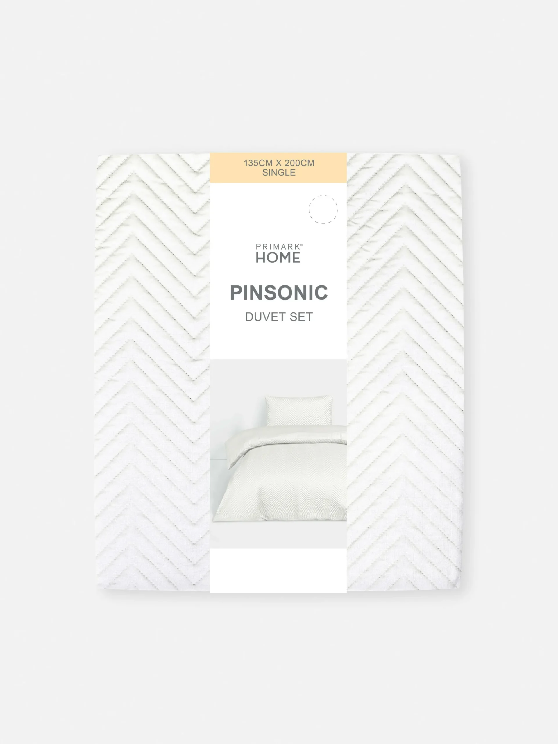 Primark Fundas De Edredón Y Sets|Nórdico Reversible Con Textura Para Cama Individual