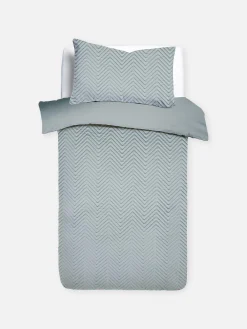 Primark Fundas De Edredón Y Sets|Nórdico Reversible Con Textura Para Cama Individual