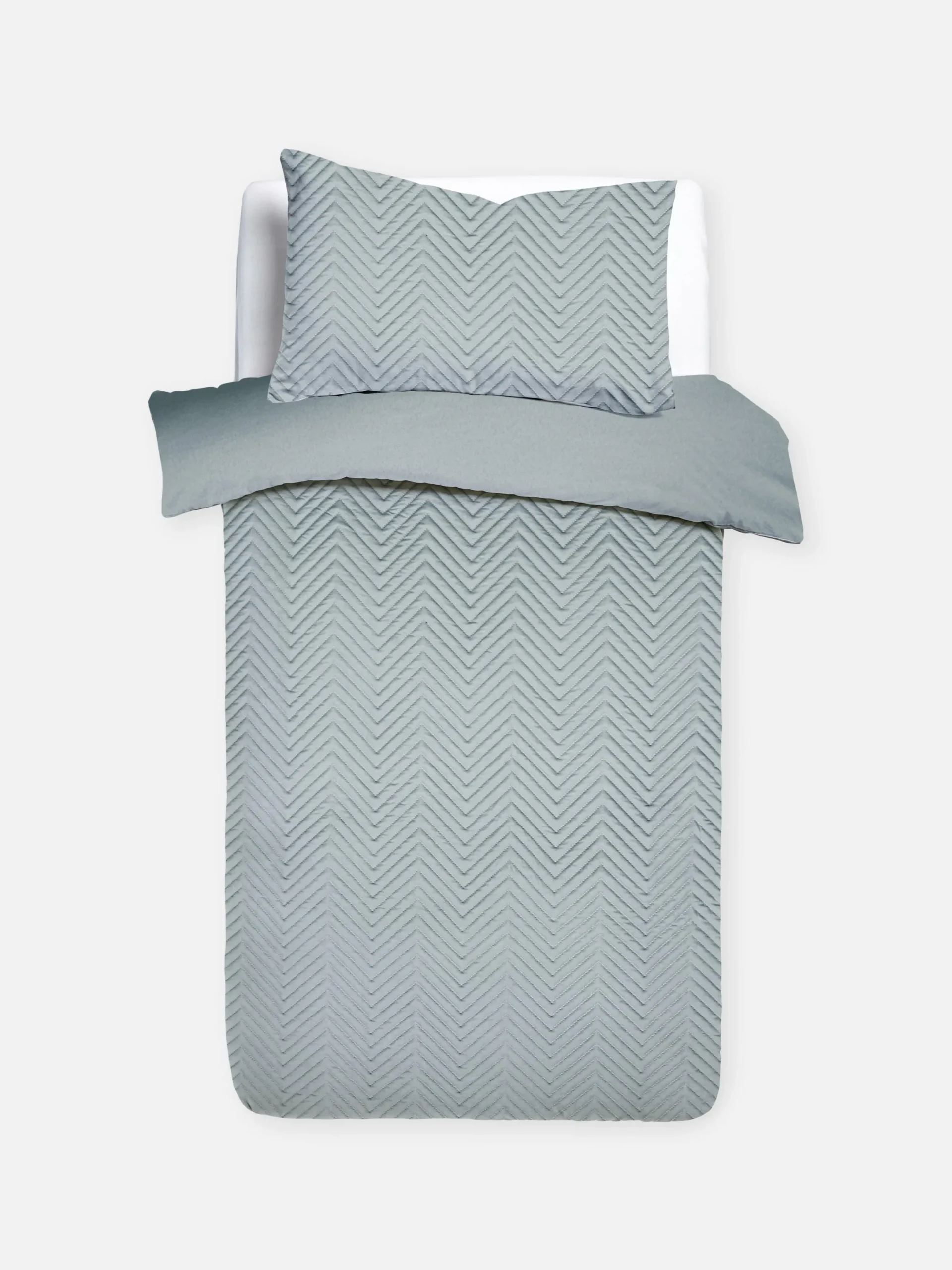 Primark Fundas De Edredón Y Sets|Nórdico Reversible Con Textura Para Cama Individual