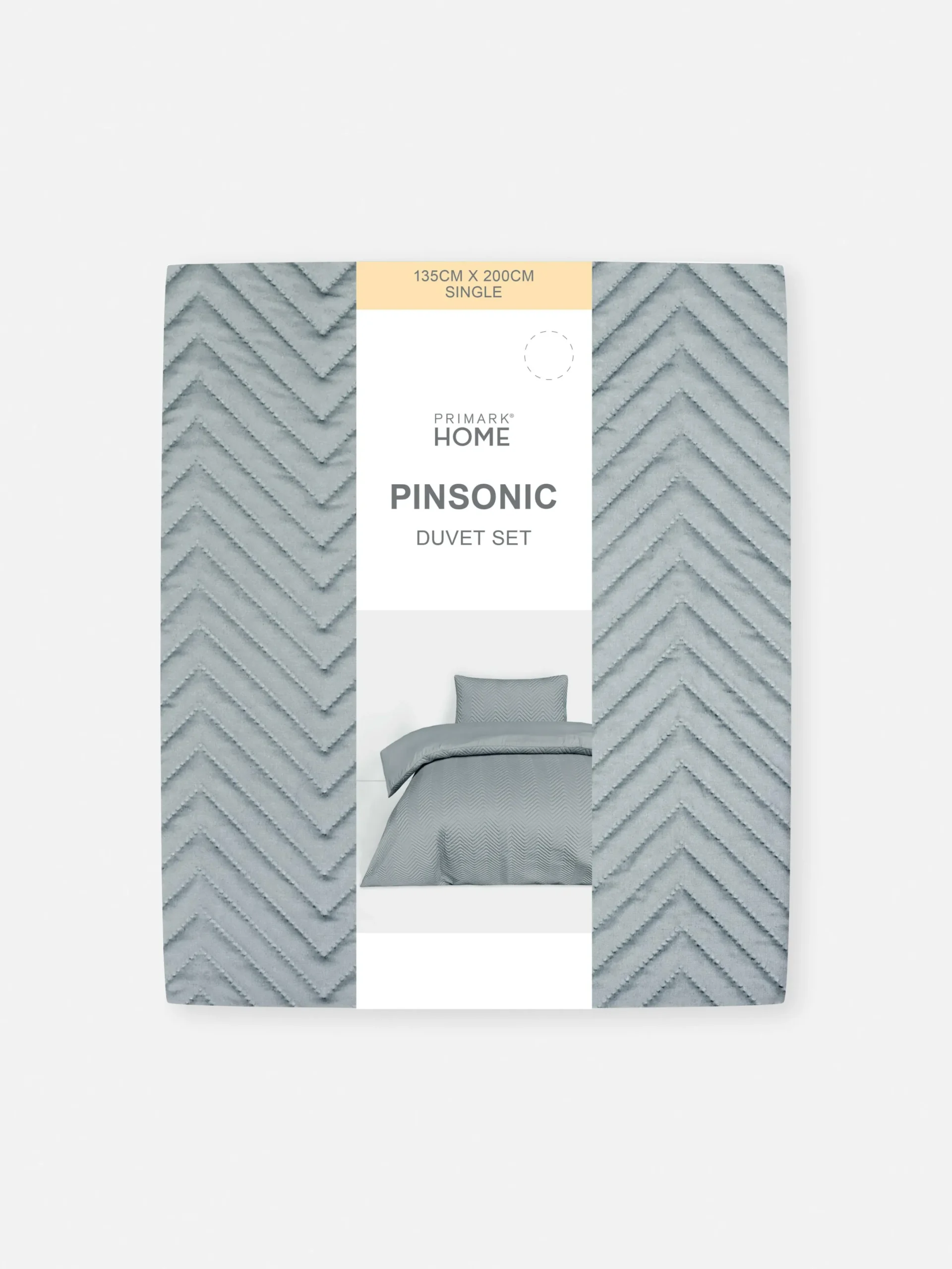 Primark Fundas De Edredón Y Sets|Nórdico Reversible Con Textura Para Cama Individual