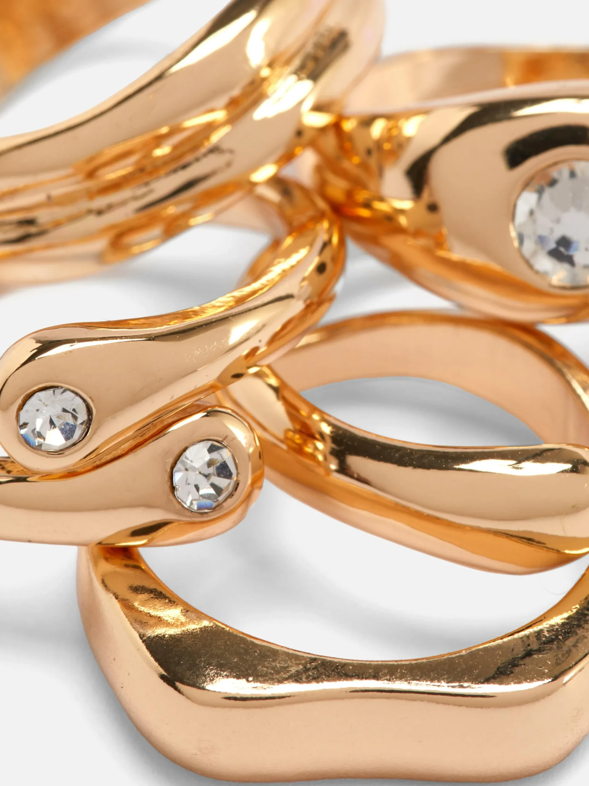 Mujer Primark Bisutería|Pack De 5 Anillos Gruesos Surtidos