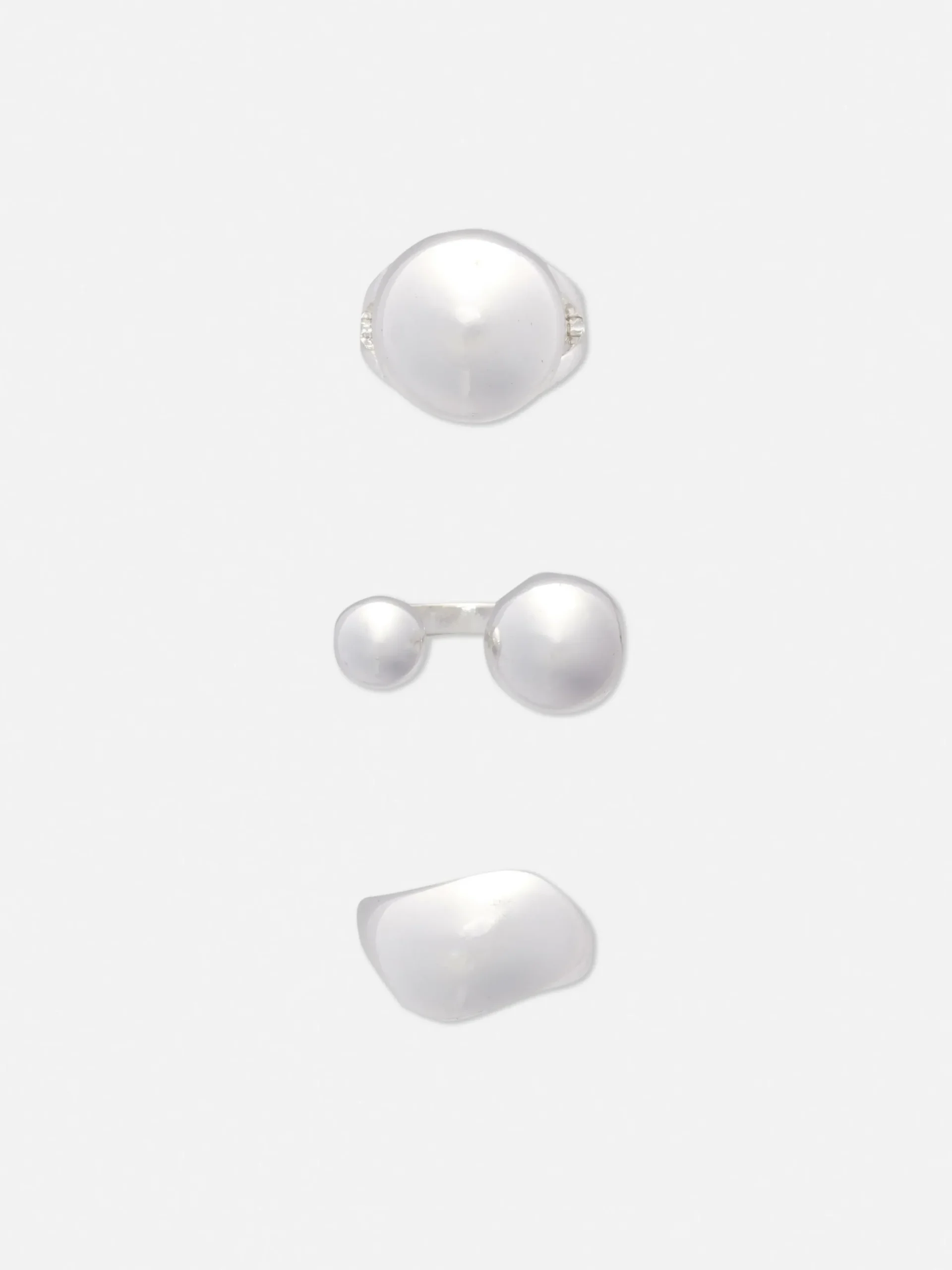 Mujer Primark Bisutería|Pack De 3 Anillos Orbe