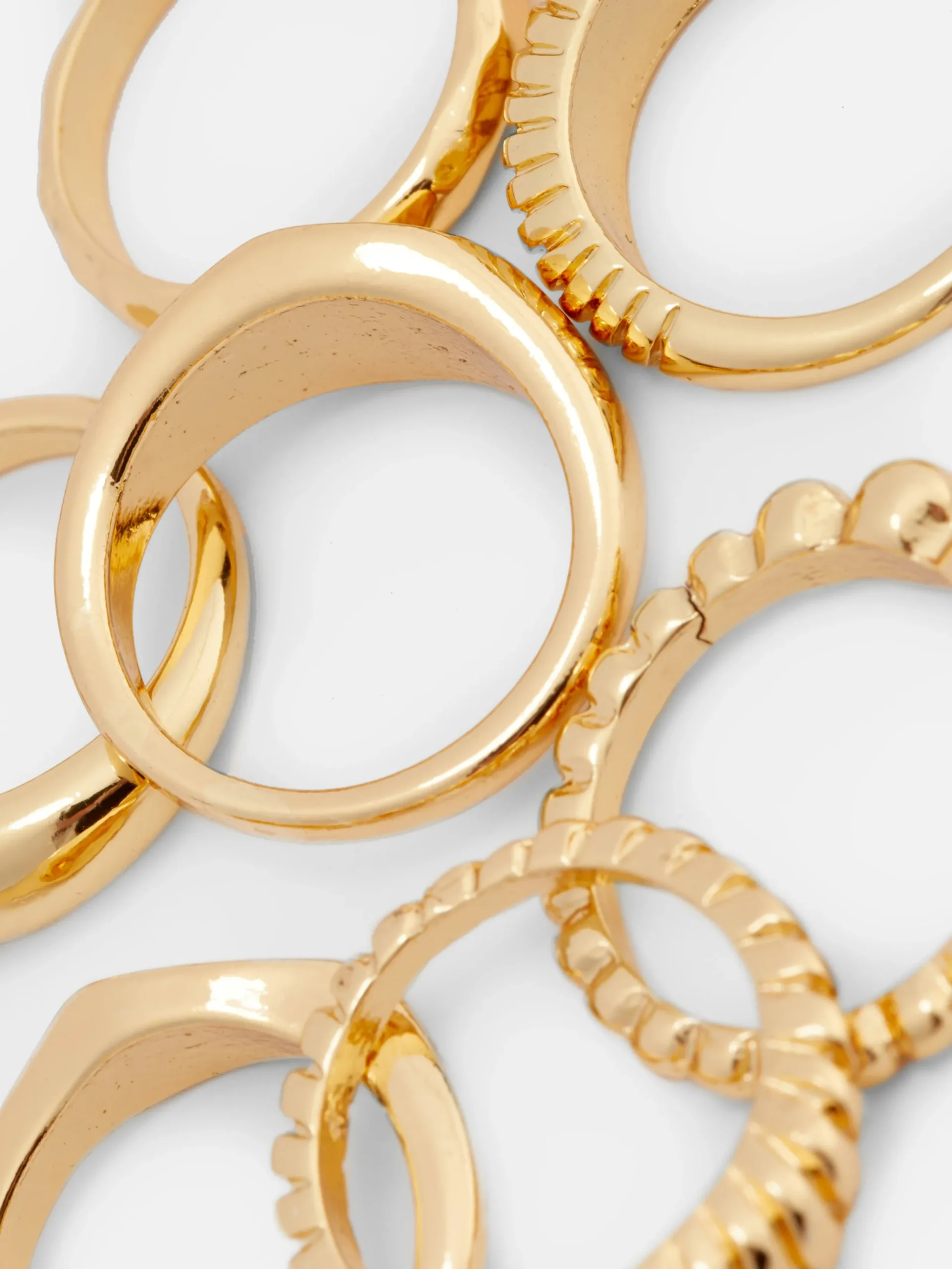 Mujer Primark Bisutería|Pack De 8 Anillos Surtidos