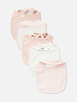 Primark Habitación Bebé|Lactancia|Pack De 5 Baberos De Minnie Mouse Y Daisy De Disney