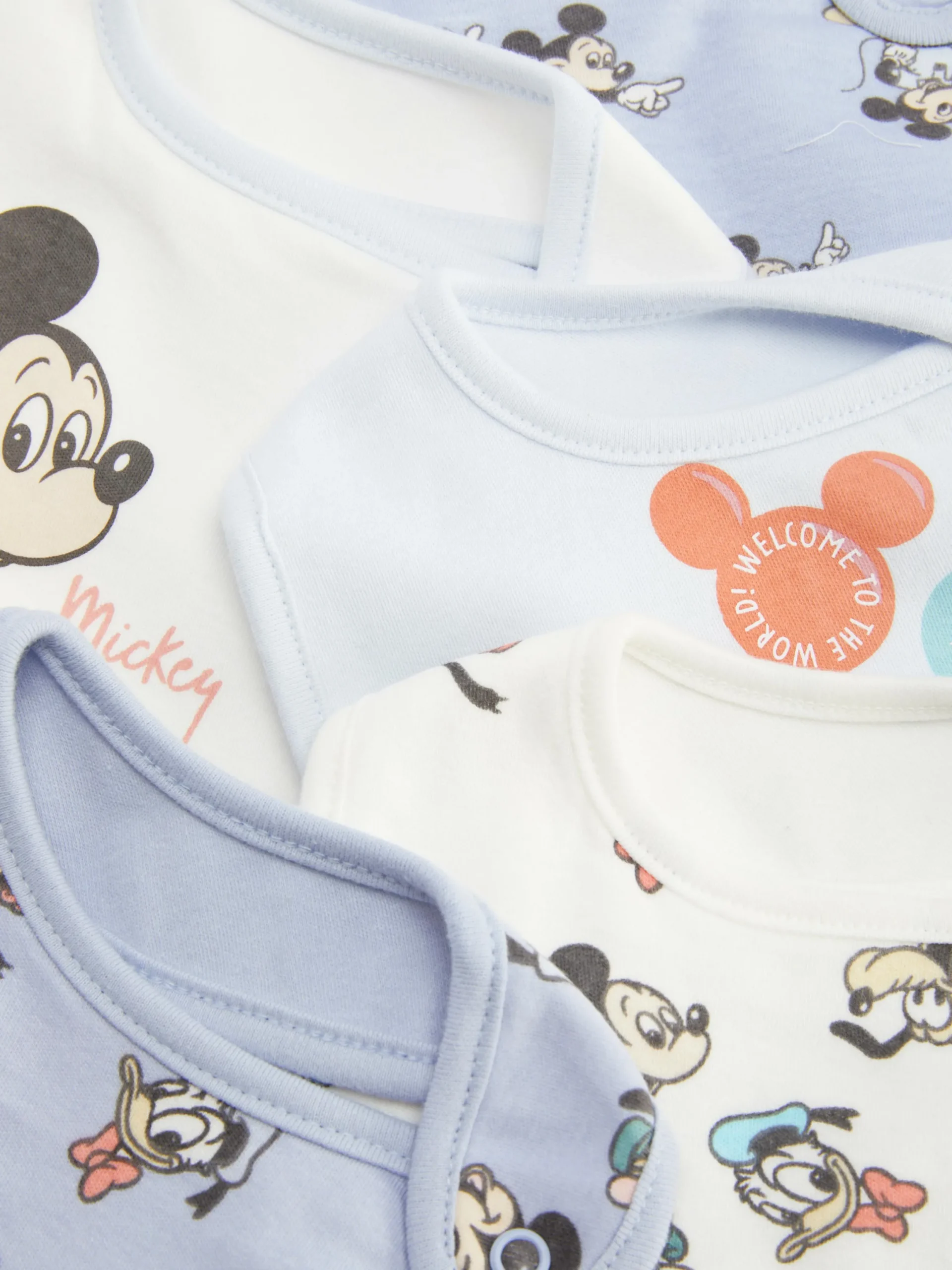 Primark Habitación Bebé|Lactancia|Pack De 5 Baberos Mickey Mouse & Friends De Disney