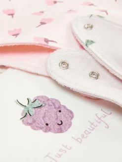 Primark Habitación Bebé|Lactancia|Pack De 3 Baberos Tipo Bandana Con Bayas