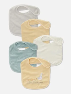 Primark Habitación Bebé|Lactancia|Pack De 5 Baberos Variados De Rizo