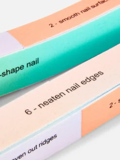 Primark Tratamientos Para Las Uñas|Pack De 2 Bloques De Lima Para Uñas