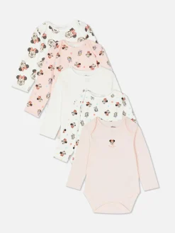 Primark Bodis Y Camisetas Sin Mangas|Pack De 5 Bodis De Minnie Mouse Y Daisy De Disney