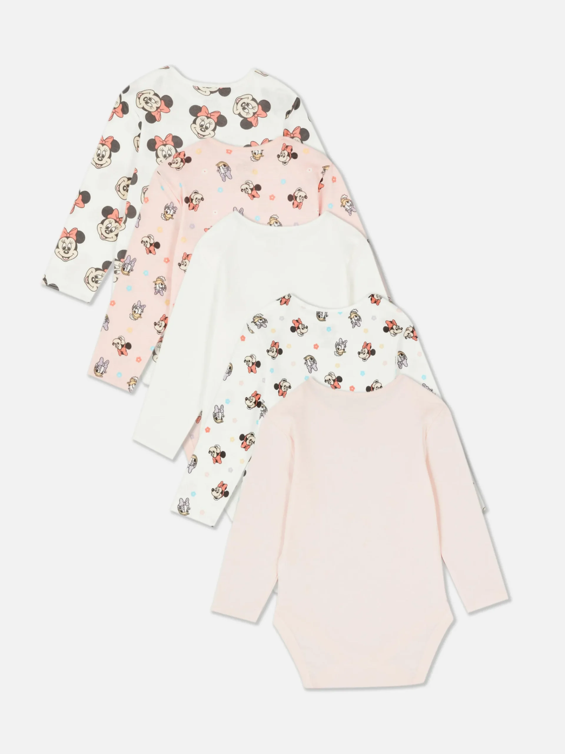 Primark Bodis Y Camisetas Sin Mangas|Pack De 5 Bodis De Minnie Mouse Y Daisy De Disney