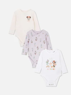 Primark Bodis Y Camisetas Sin Mangas|Bodis Y Camisetas Sin Mangas|Pack De 3 Bodis De Minnie Mouse & Friends