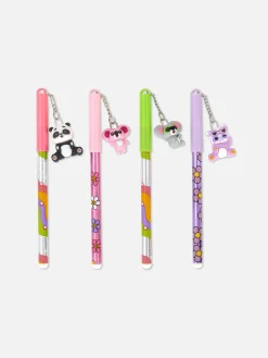 Niños Primark Bolígrafos Y Lápices|Pack De 4 Bolígrafos Con Colgante