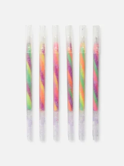 Niños Primark Bolígrafos Y Lápices|Pack De 6 Bolígrafos De Gel De Unicornio