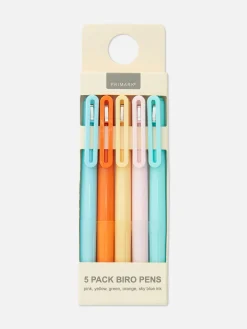 Niños Primark Bolígrafos Y Lápices|Pack De 5 Bolígrafos Surtidos