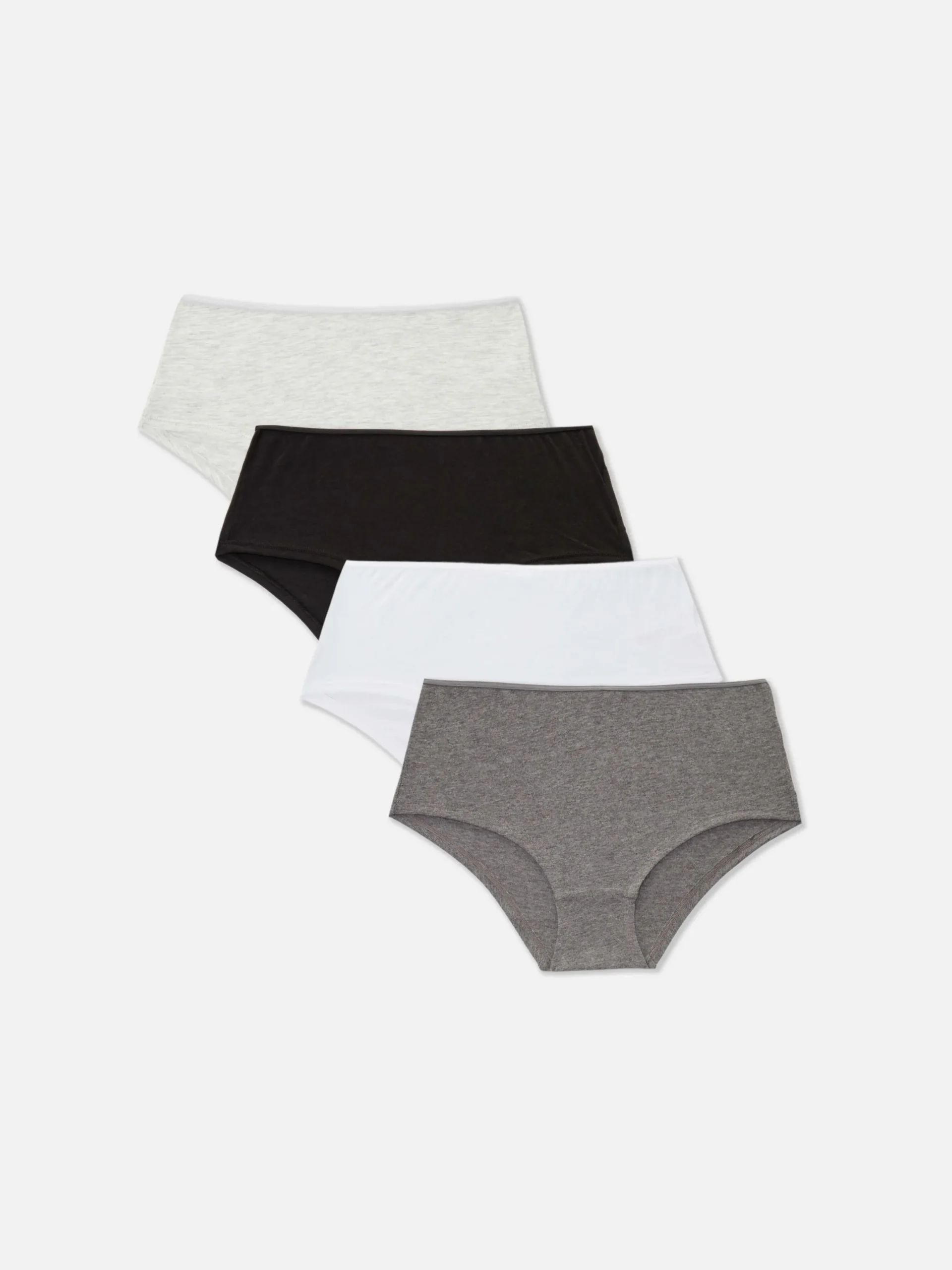 Mujer Primark Bragas|Pack De 4 Braguitas Altas En Distintos Tonos