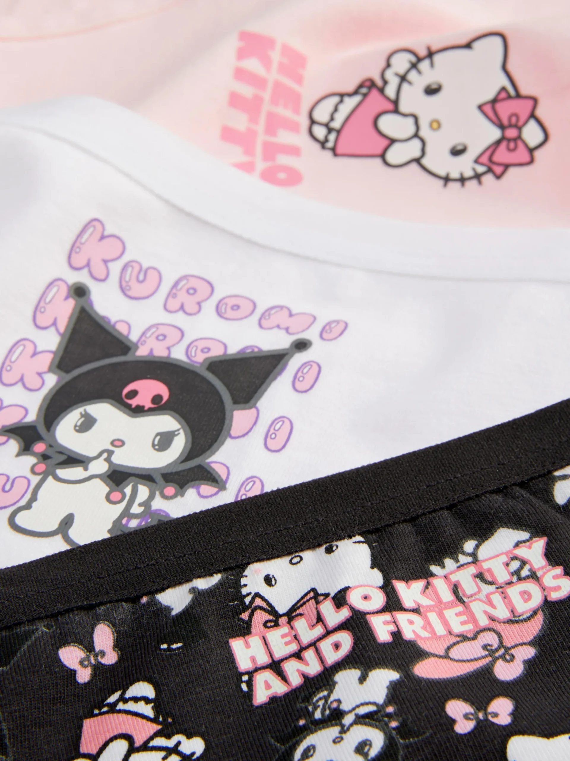 Mujer Primark Bragas|Pack De 3 Braguitas Altas De Hello Kitty