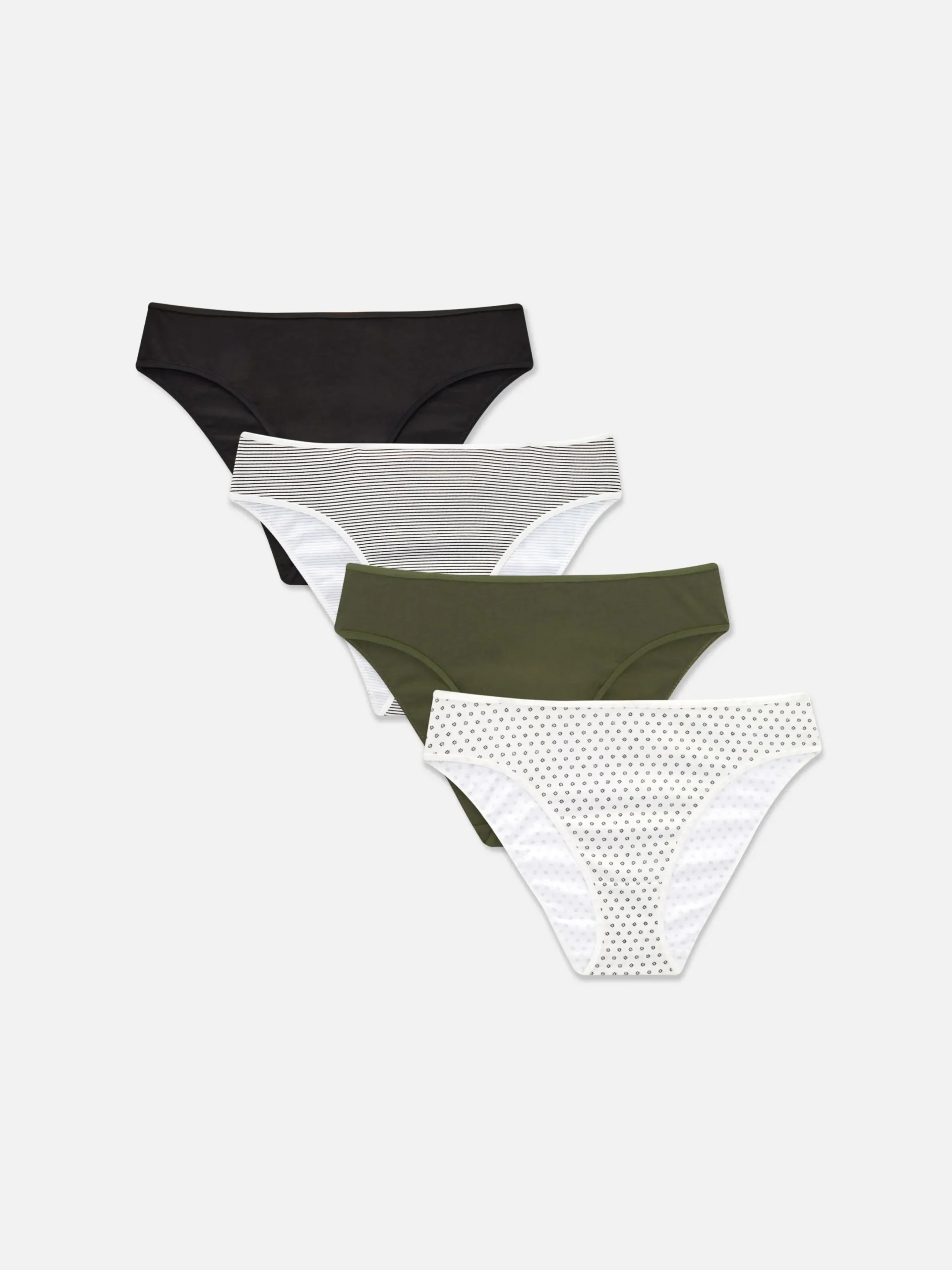 Mujer Primark Bragas|Pack De 4 Braguitas Bikini Para El Día A Día