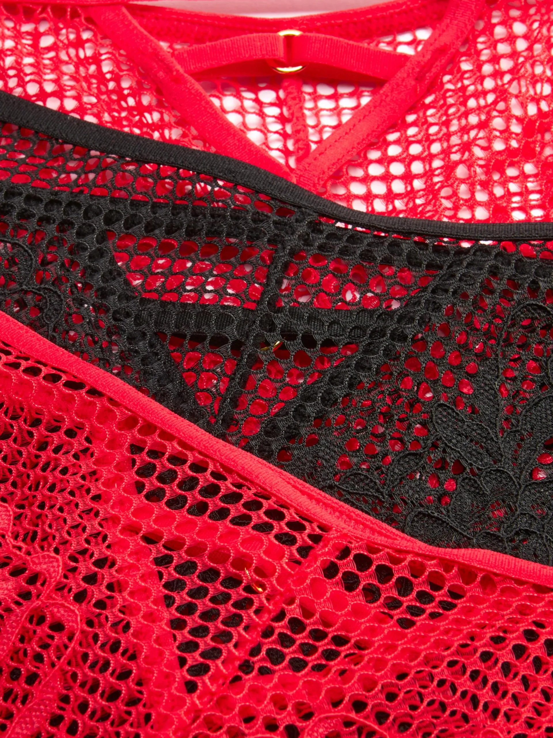 Mujer Primark Bragas|Pack De 3 Braguitas Brasileñas De Encaje Y Red