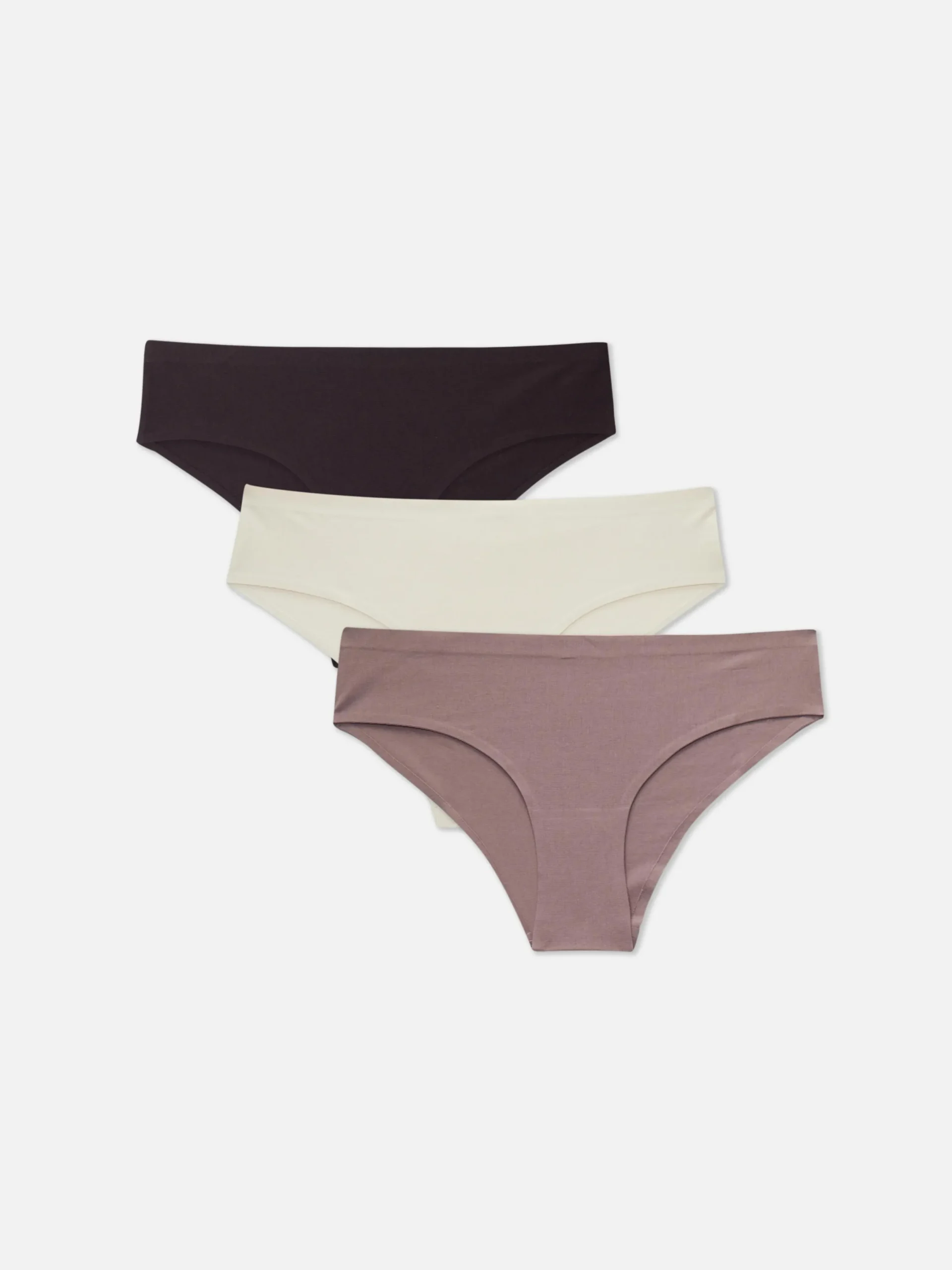Mujer Primark Bragas|Pack De 3 Braguitas Brasileñas Invisibles