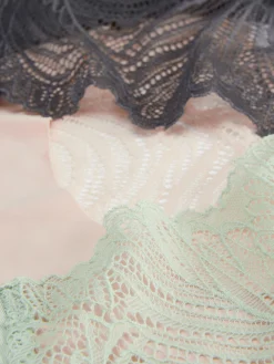 Mujer Primark Bragas|Pack De 3 Braguitas Brasileñas Con Encaje En La Parte Trasera