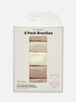 Mujer Primark Bragas|Pack De 5 Braguitas Brasileñas De Diario