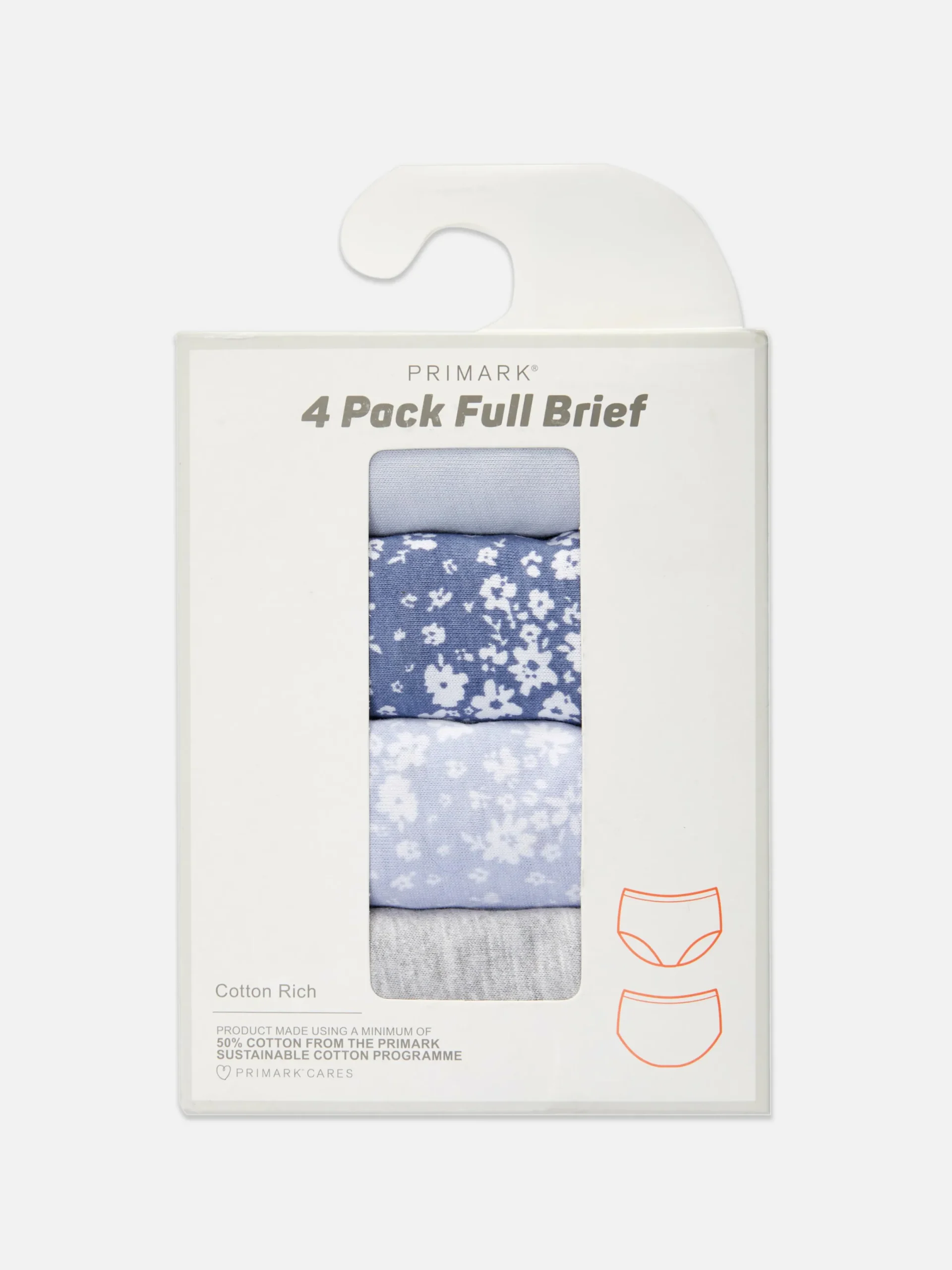 Mujer Primark Bragas|Pack De 4 Braguitas Clásicas Surtidas